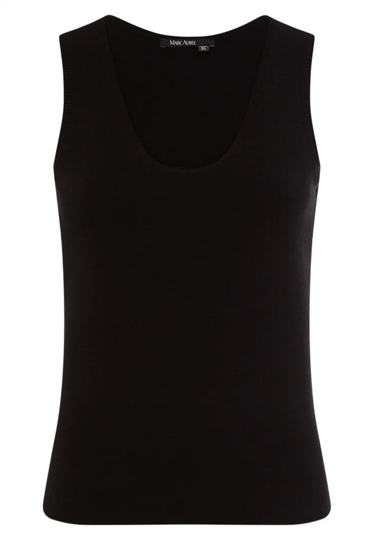 Marc Aurel Knitted Black Top