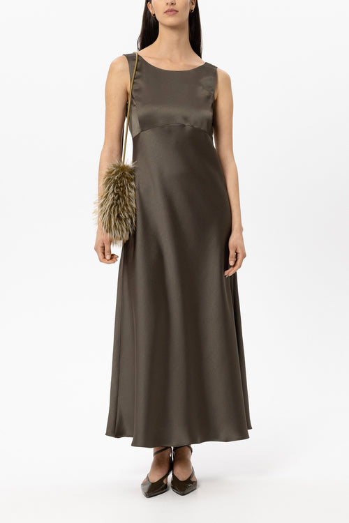 Luisa Cerano Satin Dress
