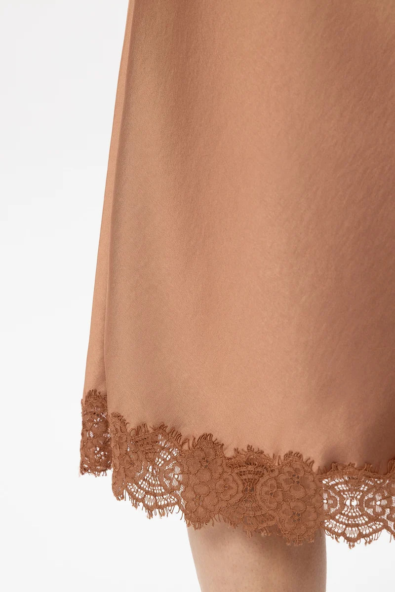 LC Satin Lace Skirt