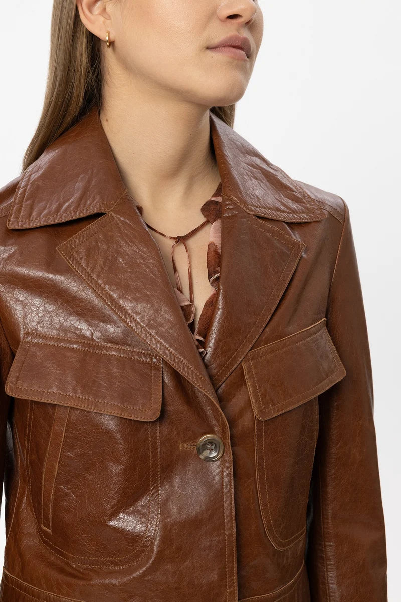 LC Lamb Nappa Leather Jacket