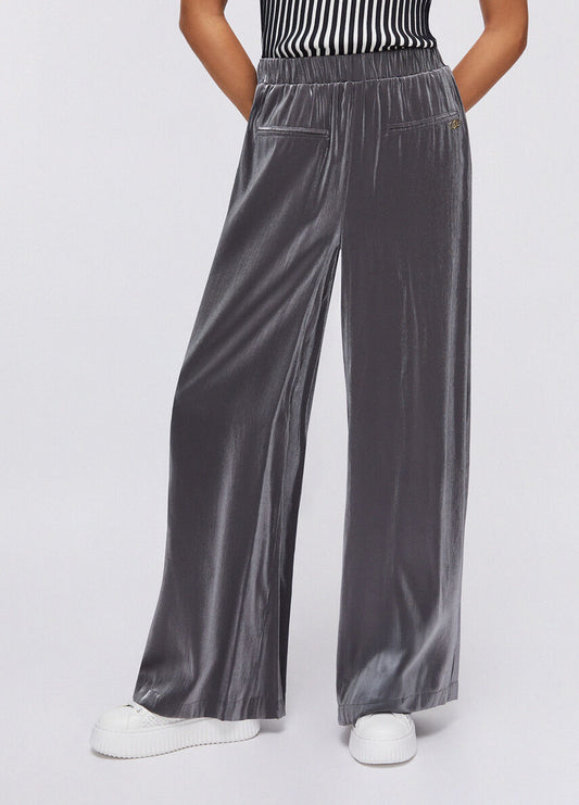 Liu Jo Laminated Flare Trouser