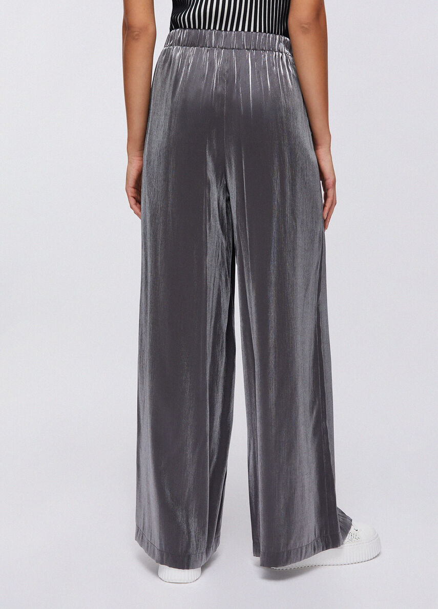 Liu Jo Laminated Flare Trouser