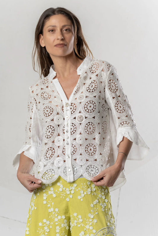 Elisa Cavaletti Crochet Blouse