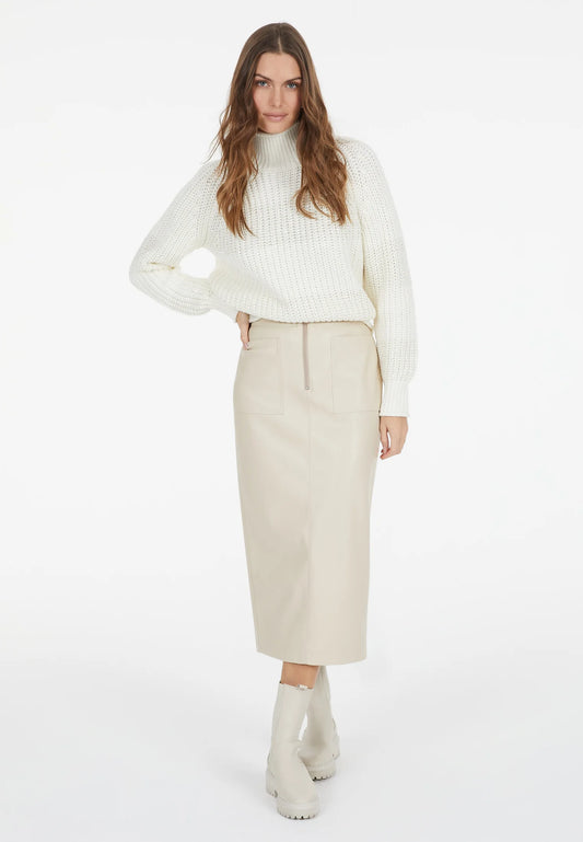 Marc Aurel Leather Look Skirt
