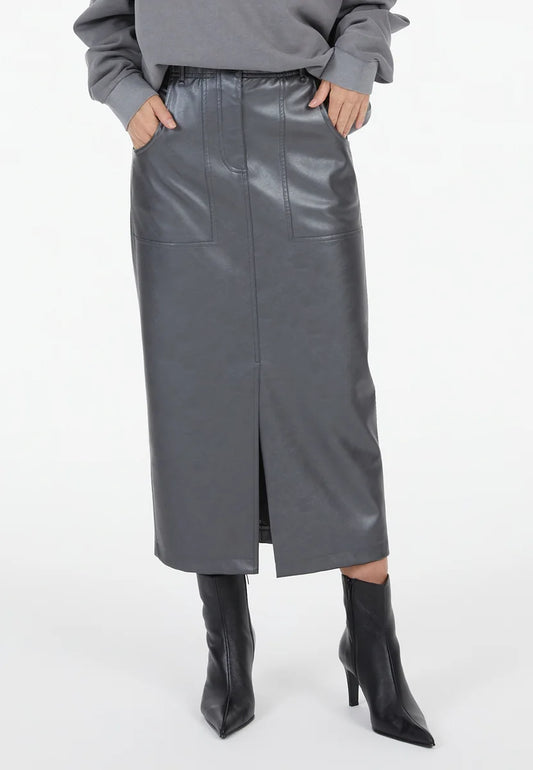 Marc Aurel Vegan Leather Skirt