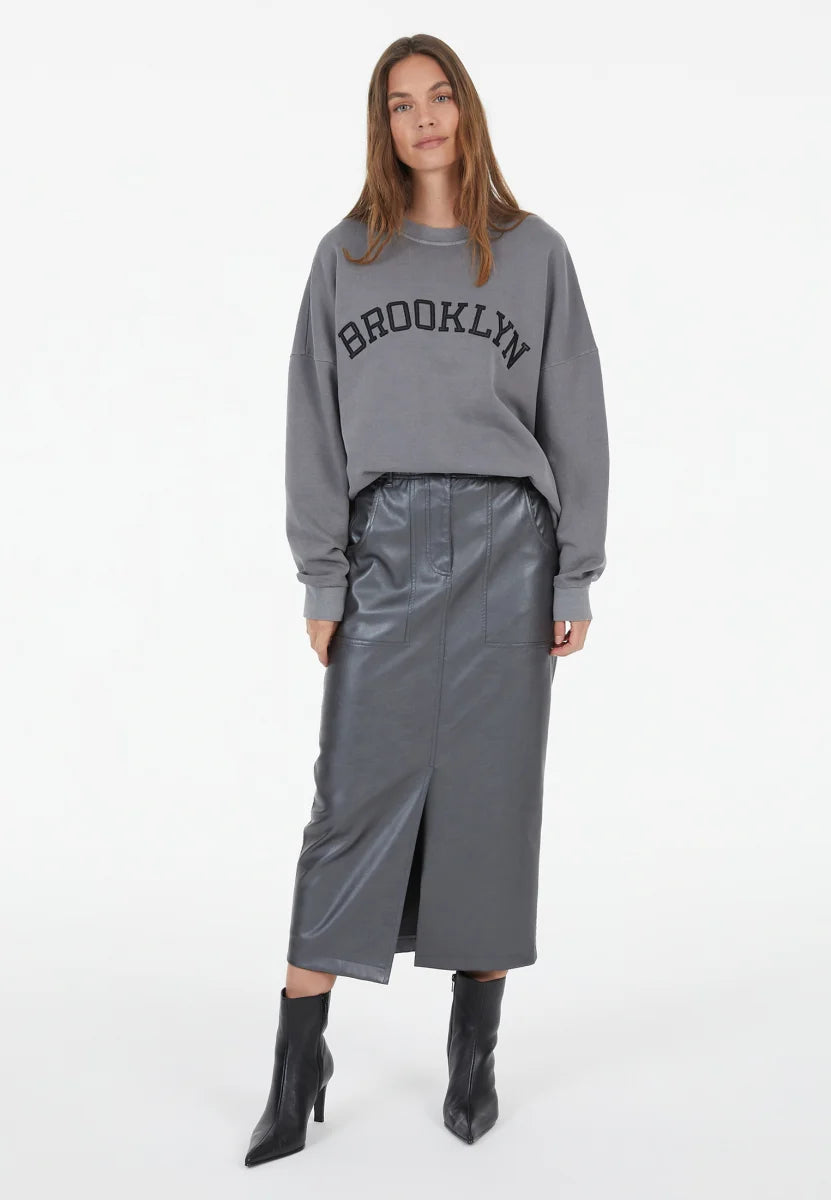 Marc Aurel Vegan Leather Skirt