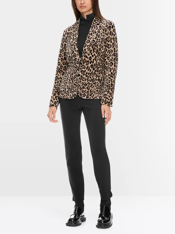 Marc Cain Leo Print Blazer