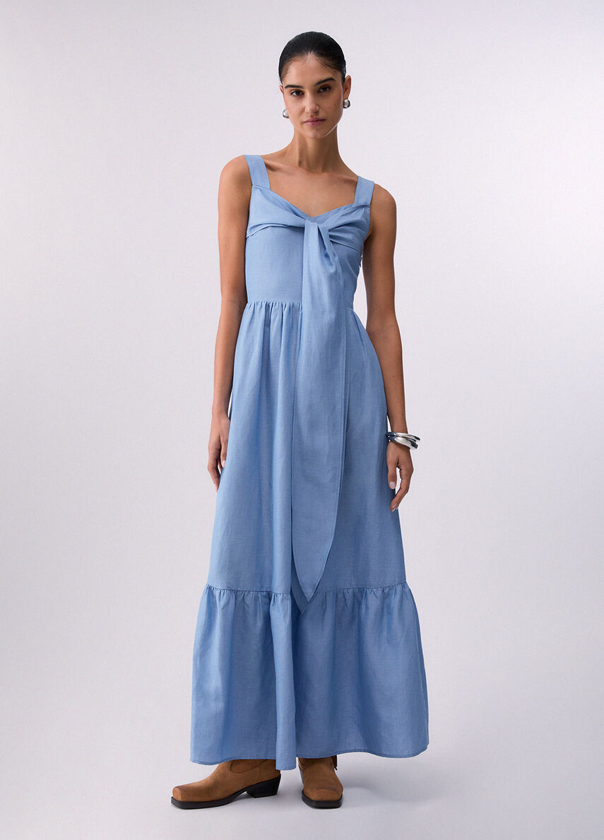 Liu Joe Long Linen Dress