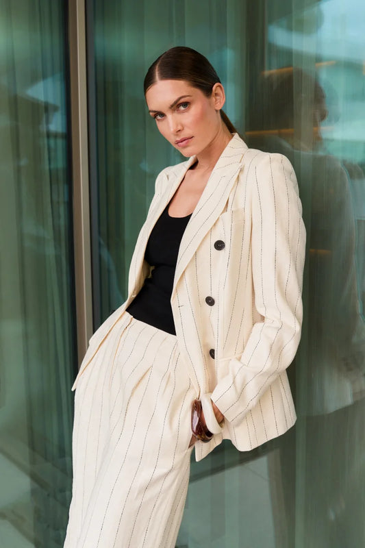 Marc Aurel Linen Blend Blazer