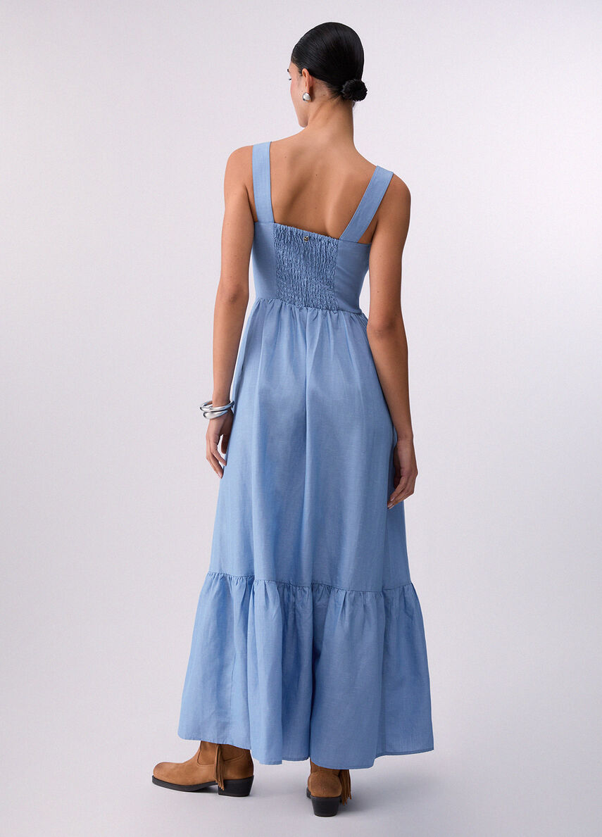 Liu Joe Long Linen Dress