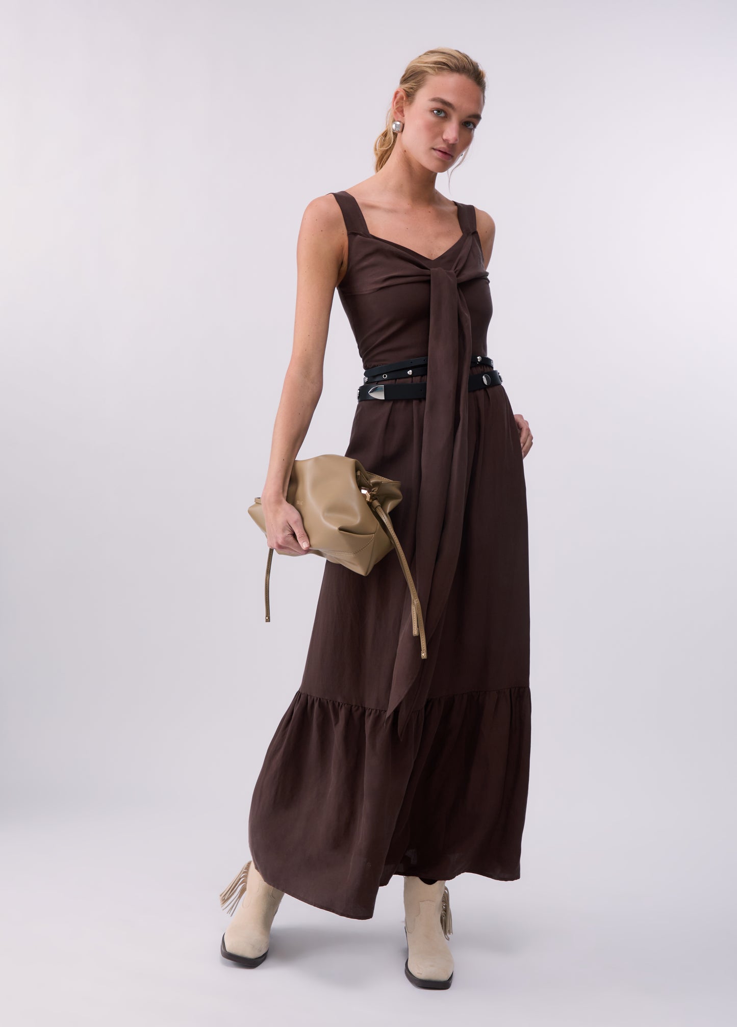Liu Joe Long Linen Dress