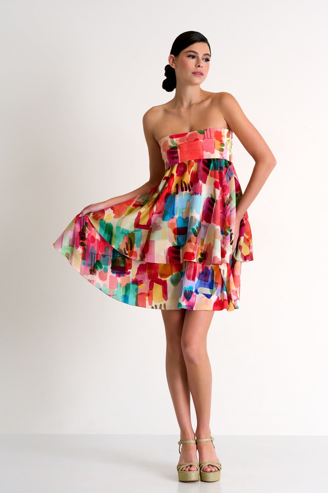 Shan Lola Strapless Dress