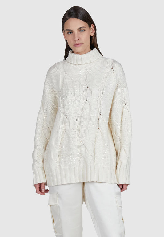 Marc Aurel Sequin Sweater