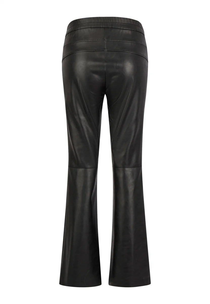 Flare leather pants, Women's Fashion, Bottoms, Jeans & Leggings on