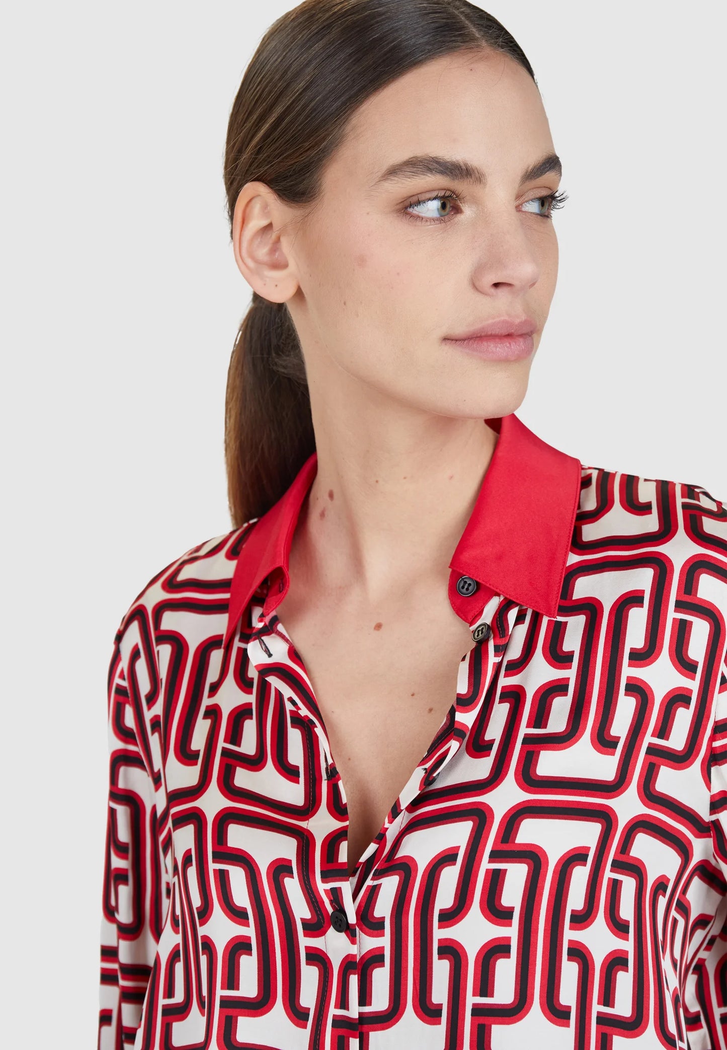 Marc Aurel Chain Print Blouse