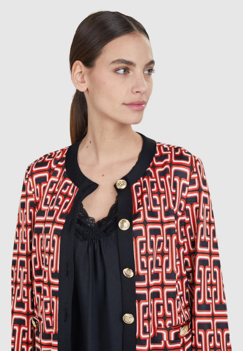 Marc Aurel Abstract Cardigan