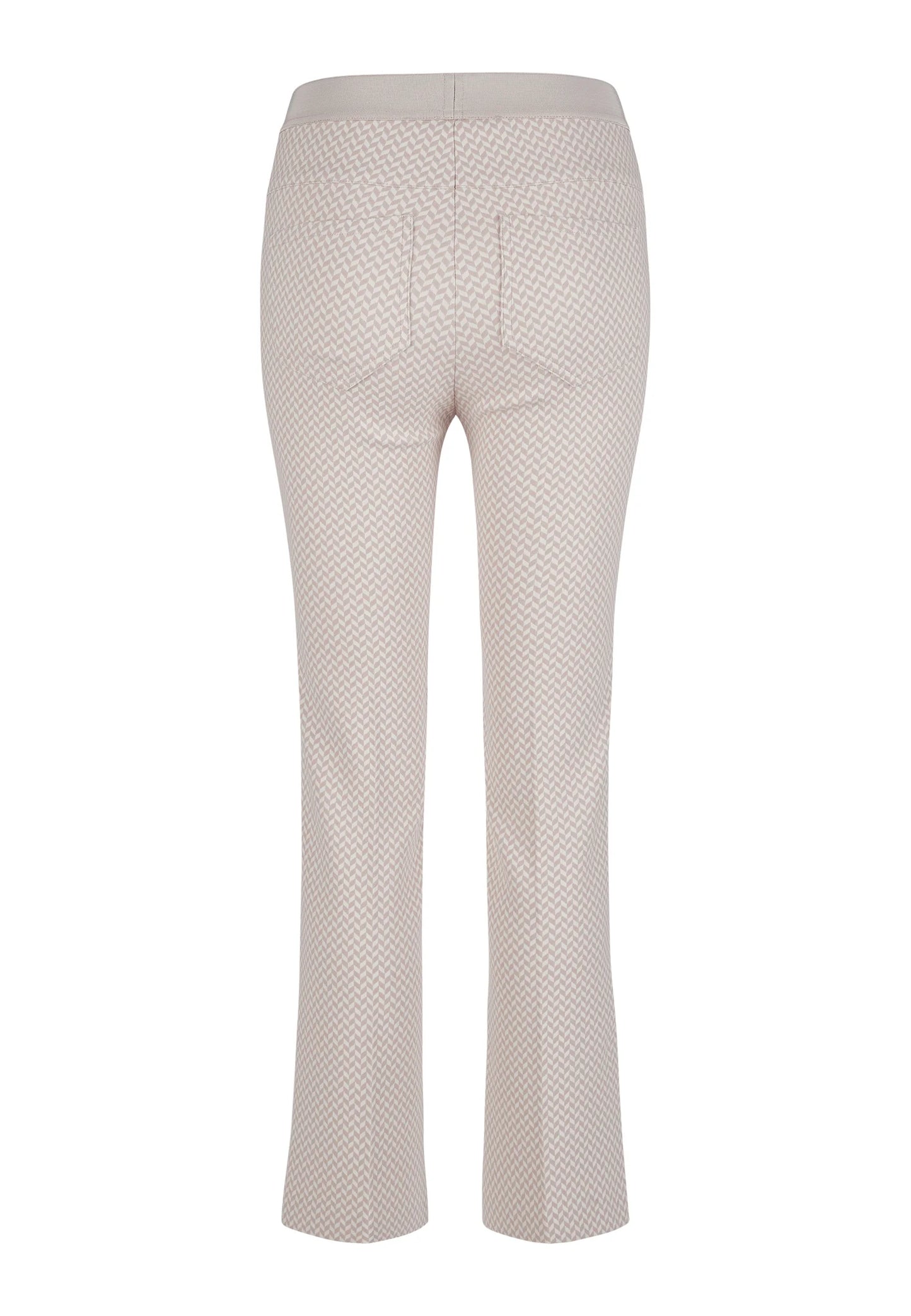 Marc Aurel Tonal Jacquard Kick Flare Pant