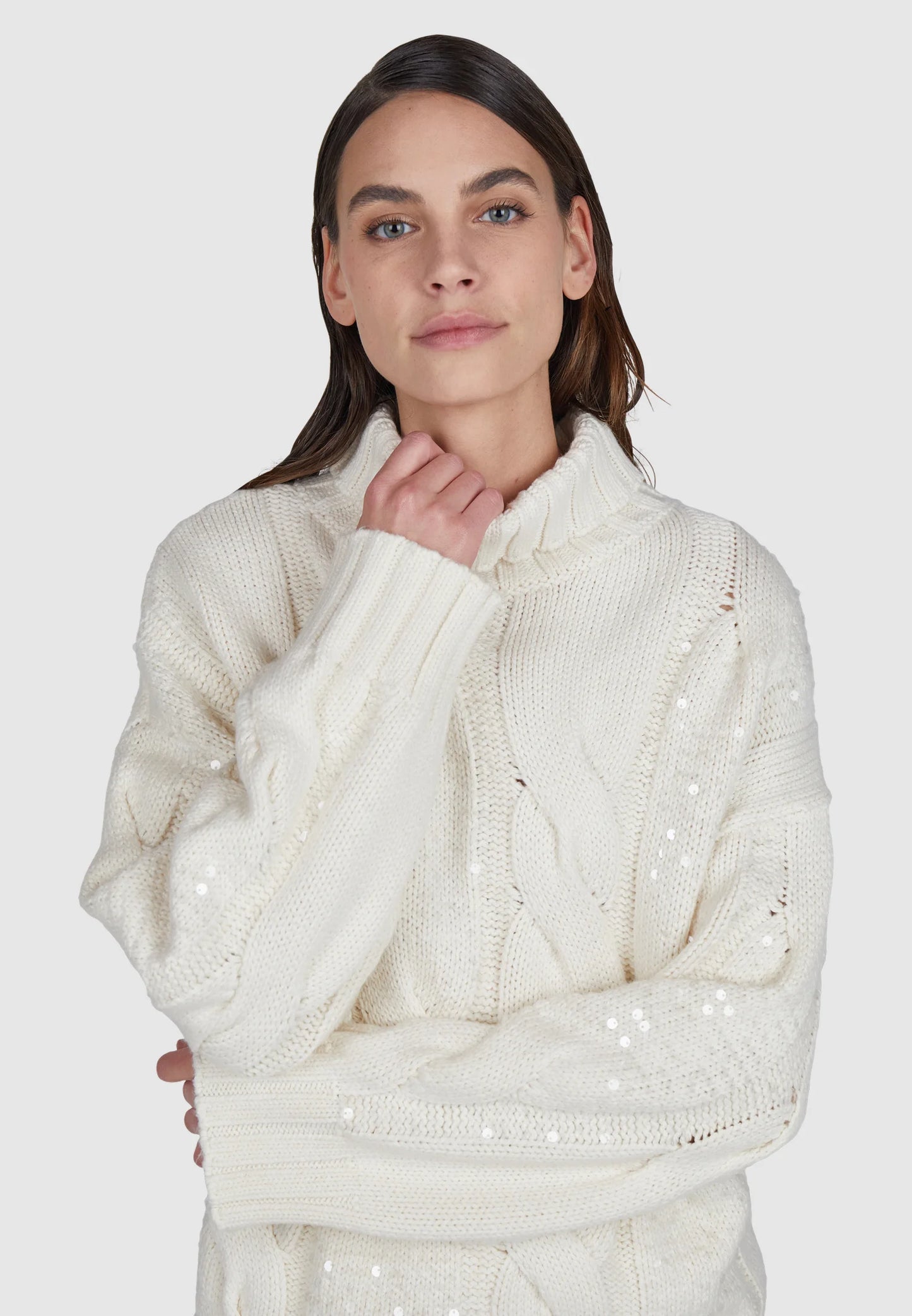 Marc Aurel Sequin Sweater