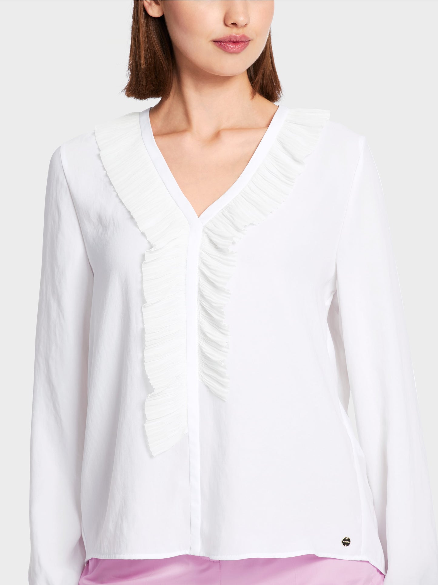 Marc Cain Blouse with Ruffles
