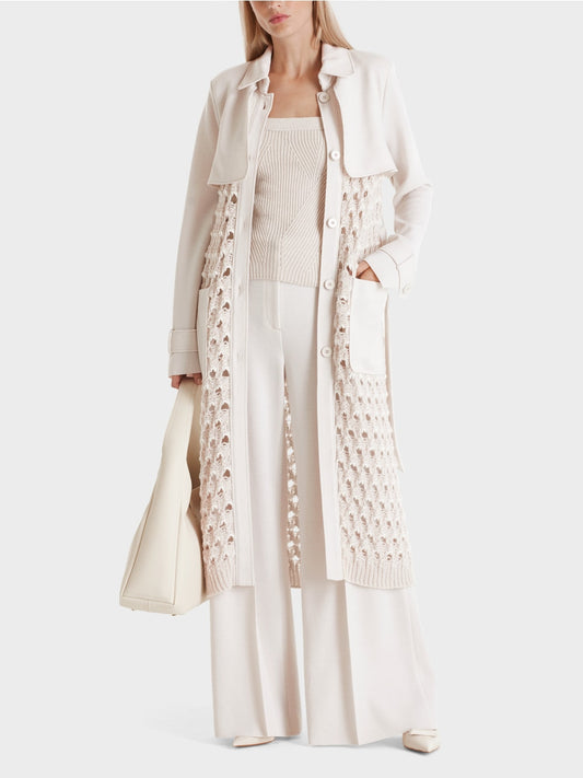 Marc Cain Knitted Trench Coat