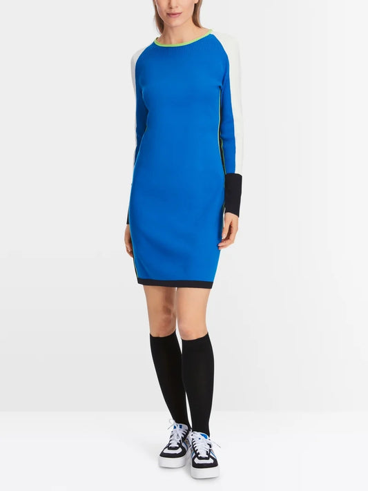 Marc Cain Sports Knitted Dress in Color Blocking