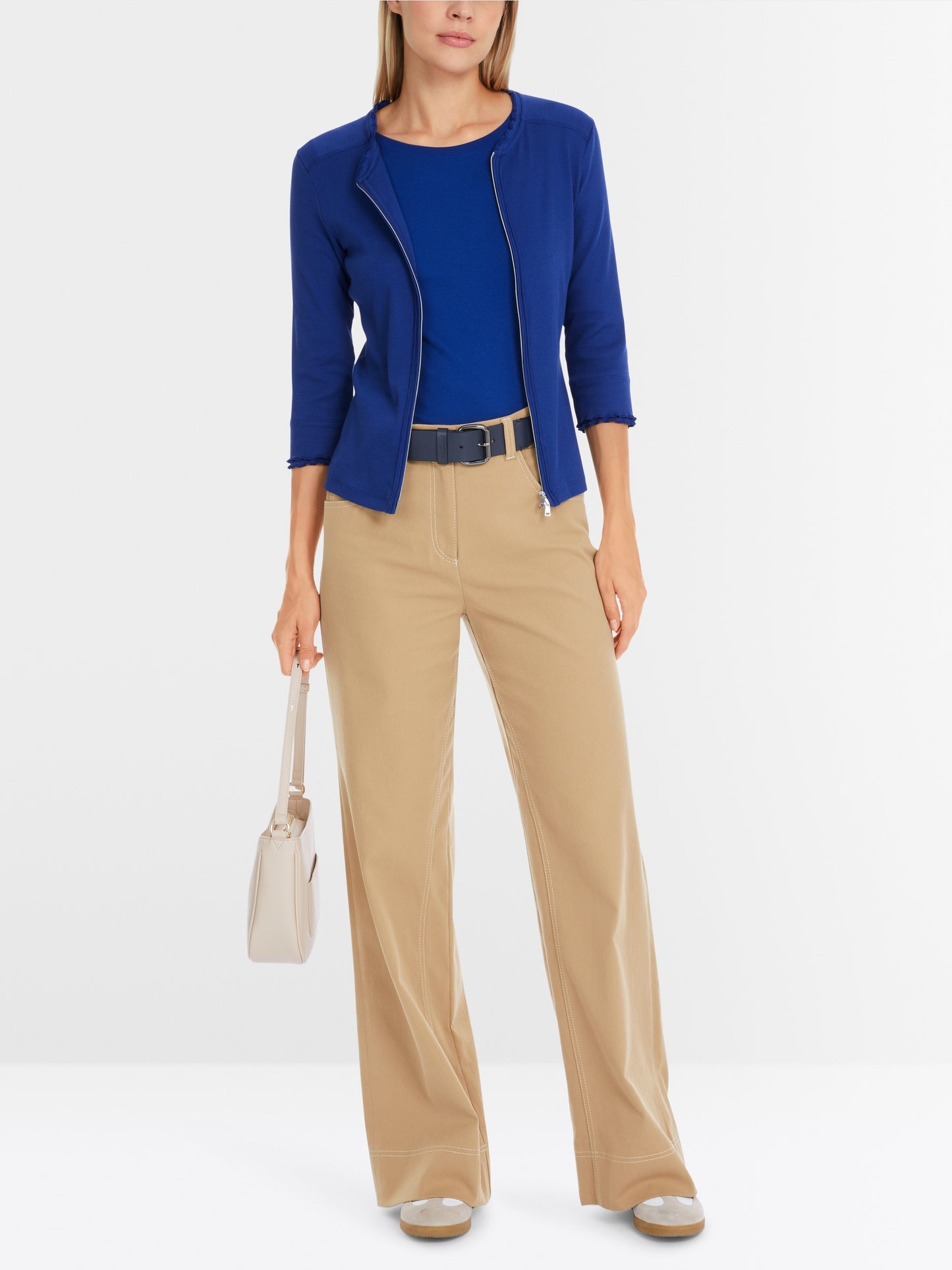 Marc Cain Cotton Ribbed Jacket