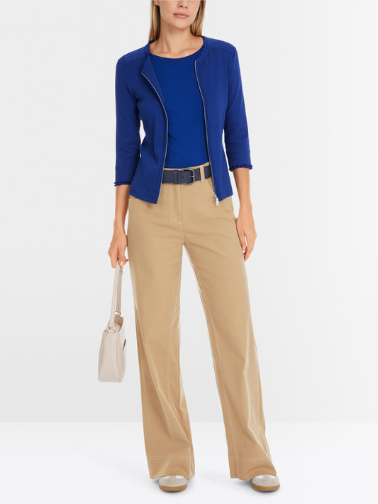 Marc Cain Cotton Ribbed Jacket