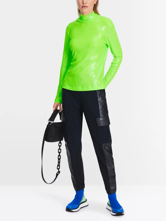 Marc Cain Sports Top with Shiny Effect