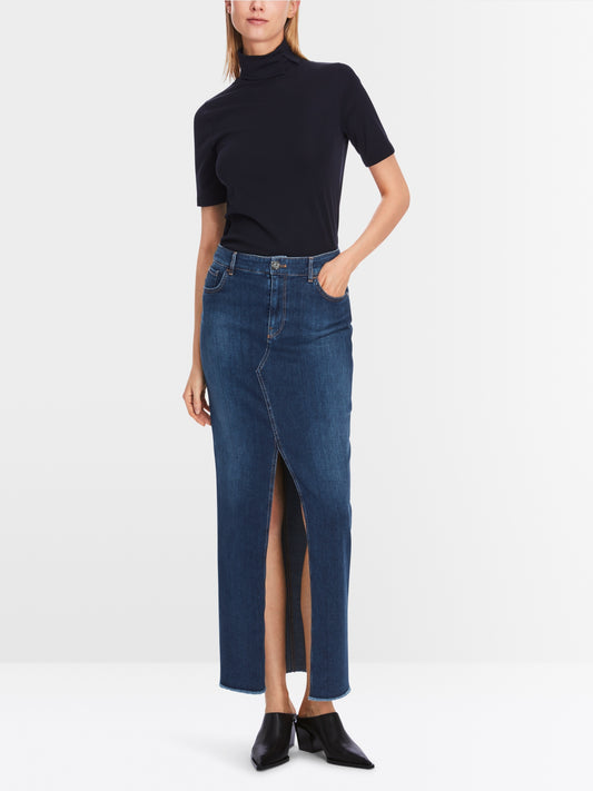 Marc Cain Denim Long Skirt