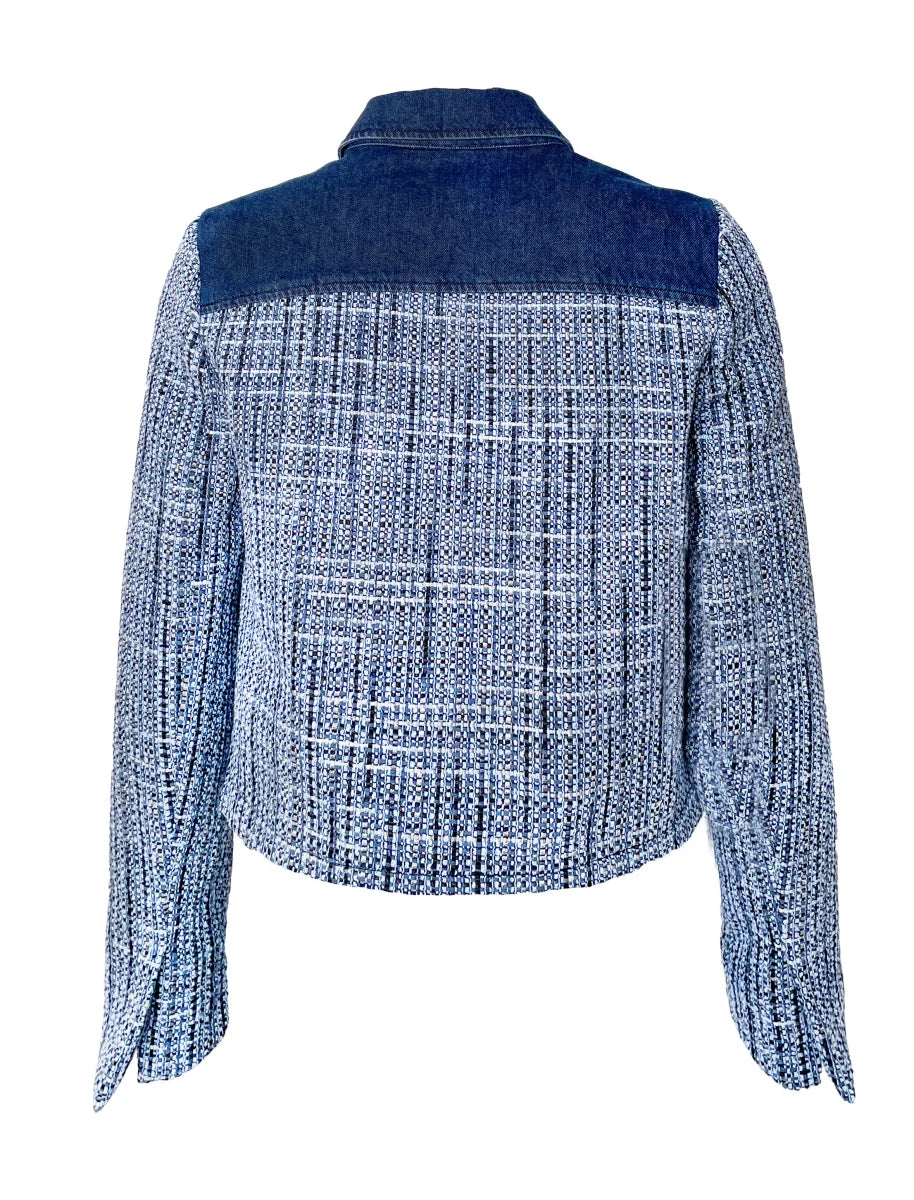 Marc Aurel Tweed Denim Jacket