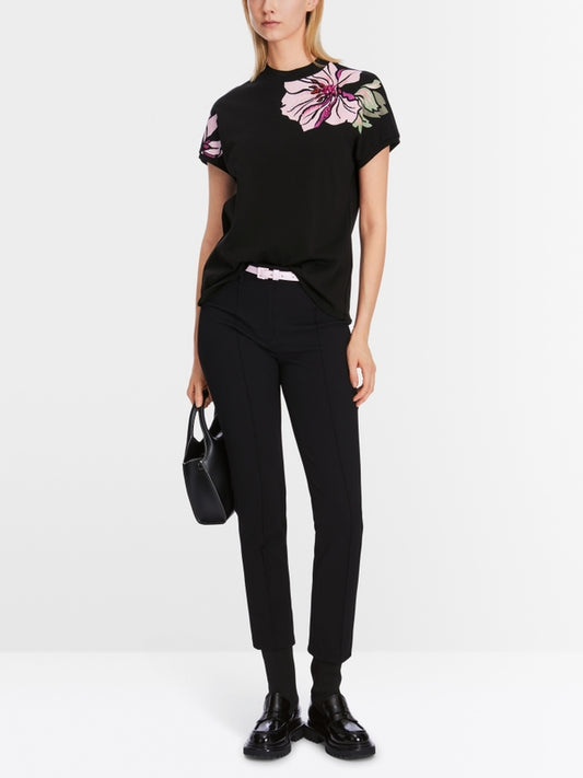 Marc Cain T-Shirt with Floral Detail