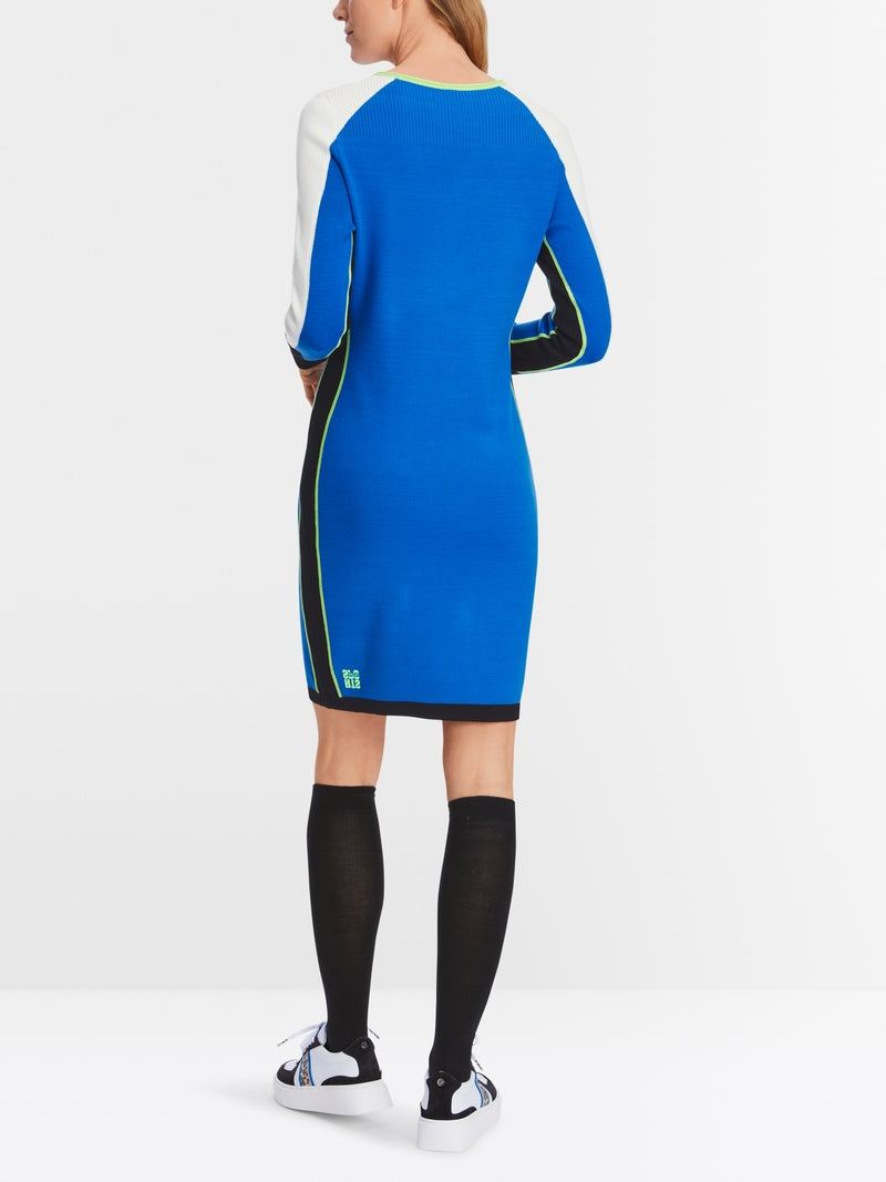 Marc Cain Sports Knitted Dress in Color Blocking