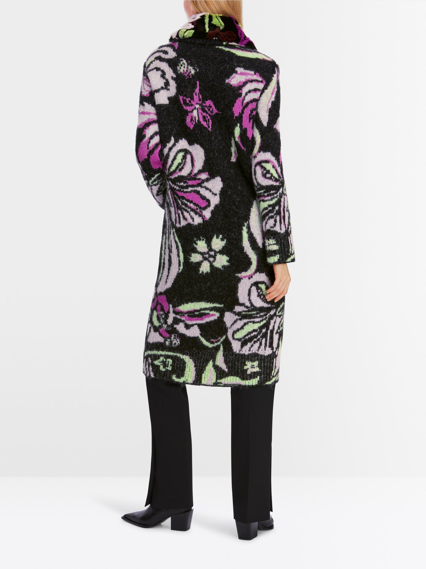 Marc Cain Floral Print Sweater Jacket