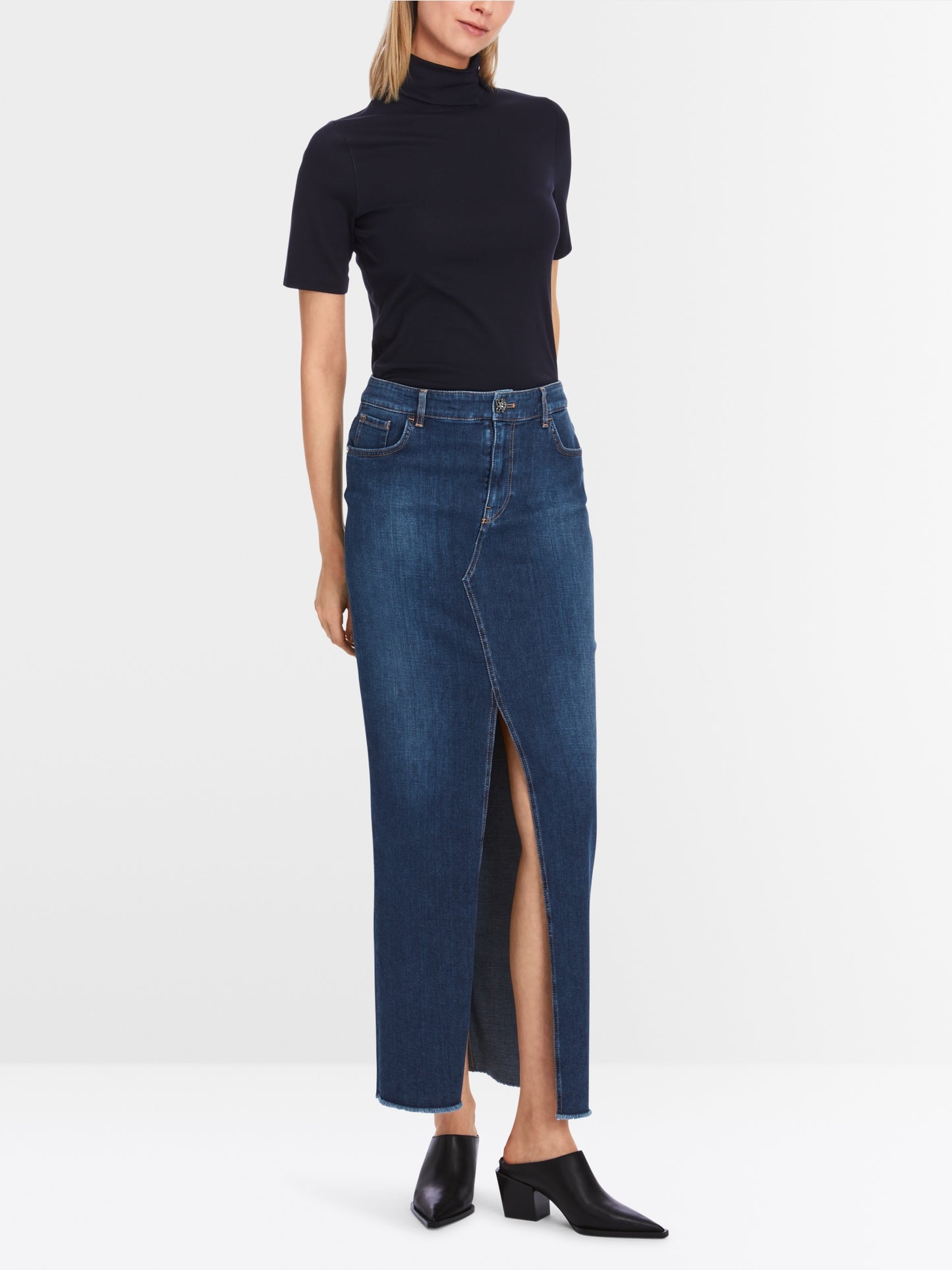 Marc Cain Denim Long Skirt