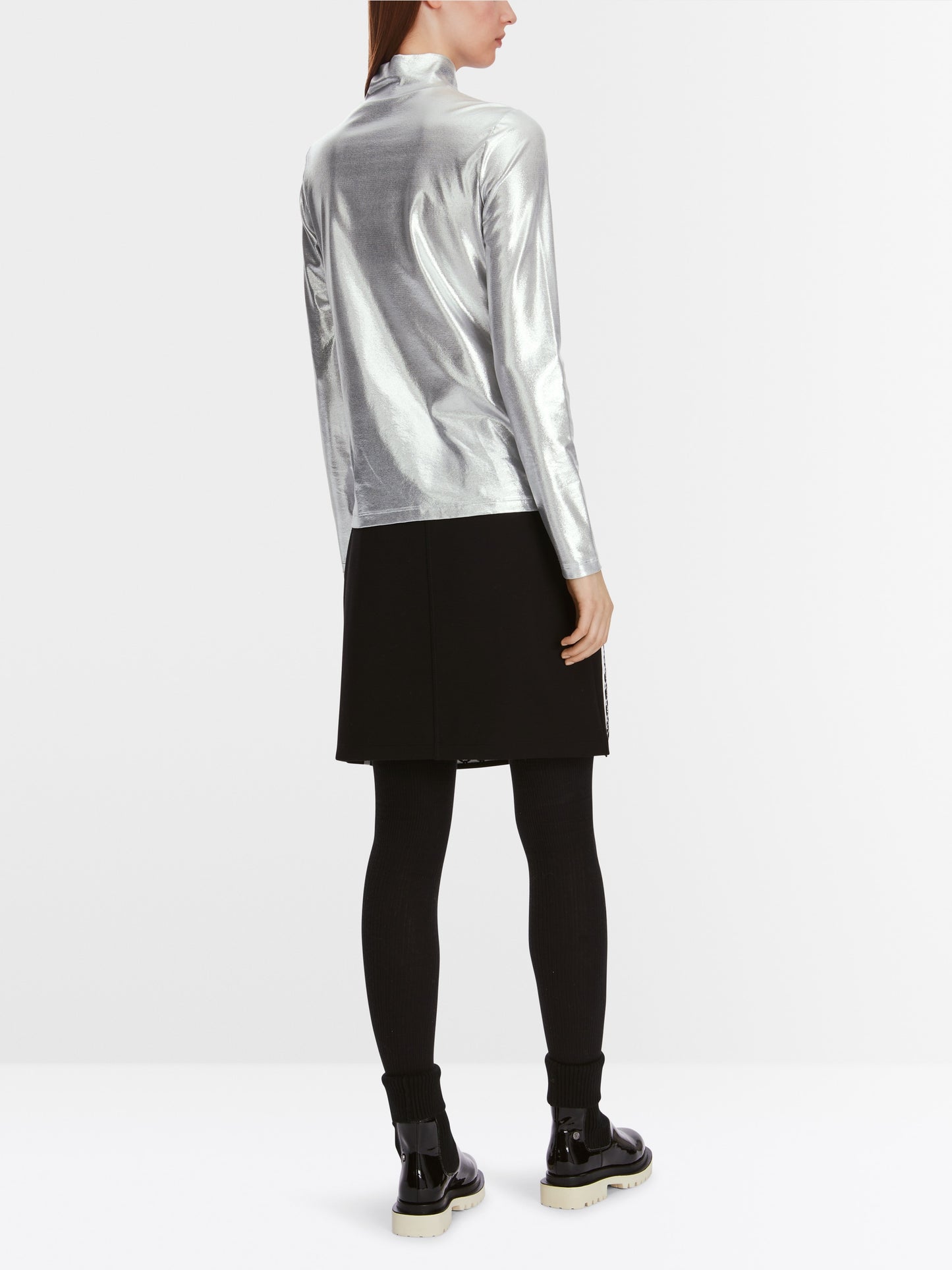 Marc Cain Sports Silver Coating Top