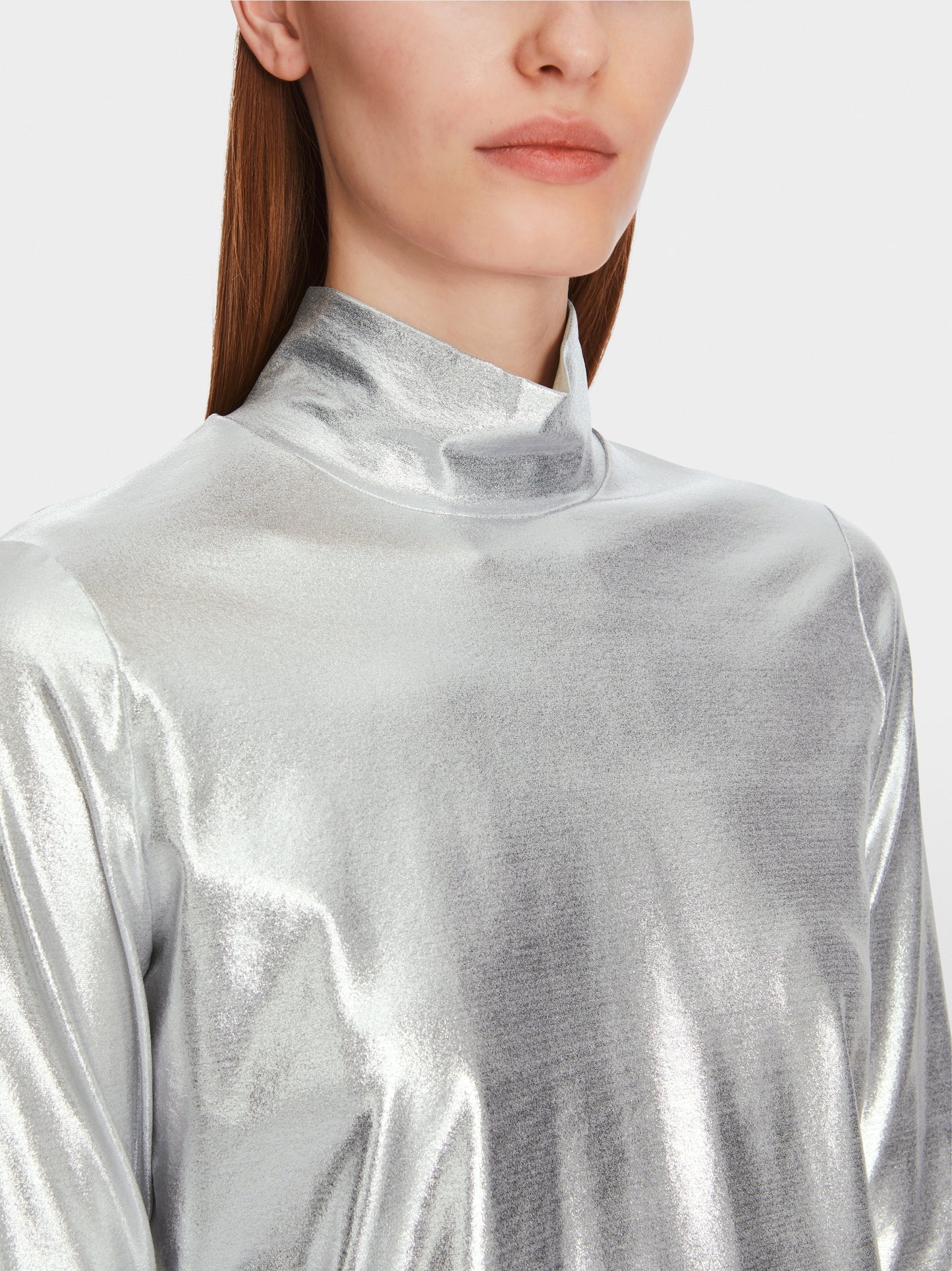 Marc Cain Sports Silver Coating Top