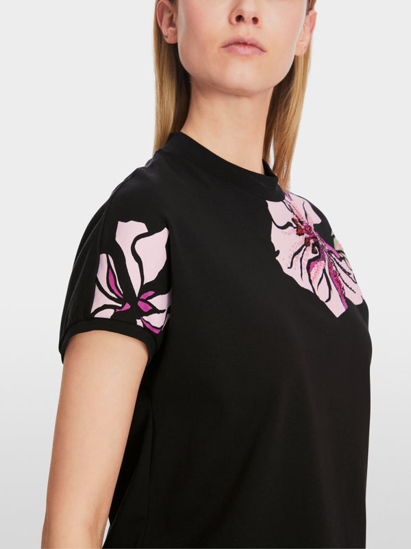 Marc Cain T-Shirt with Floral Detail