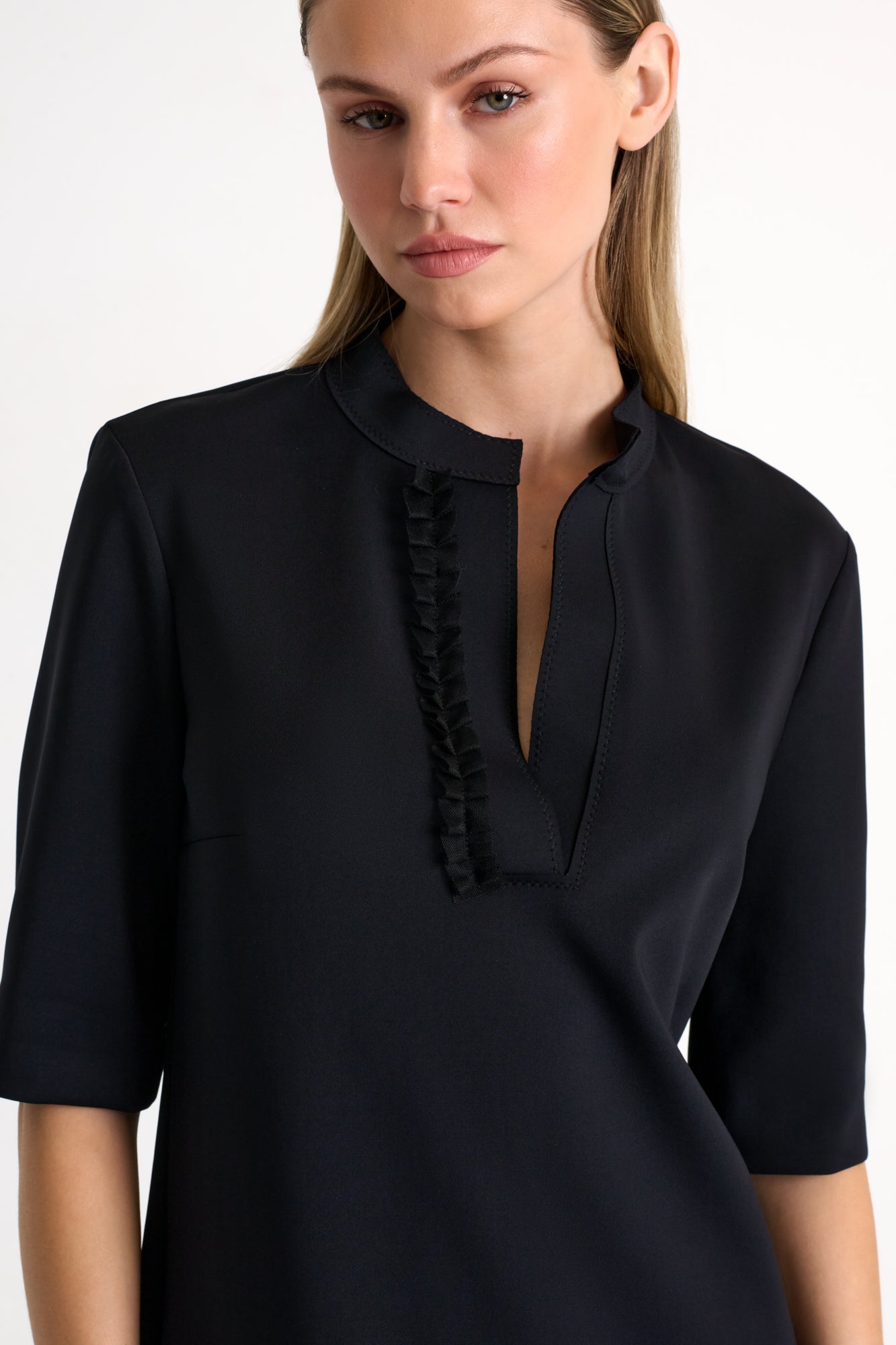Shan Mao Collar Dress