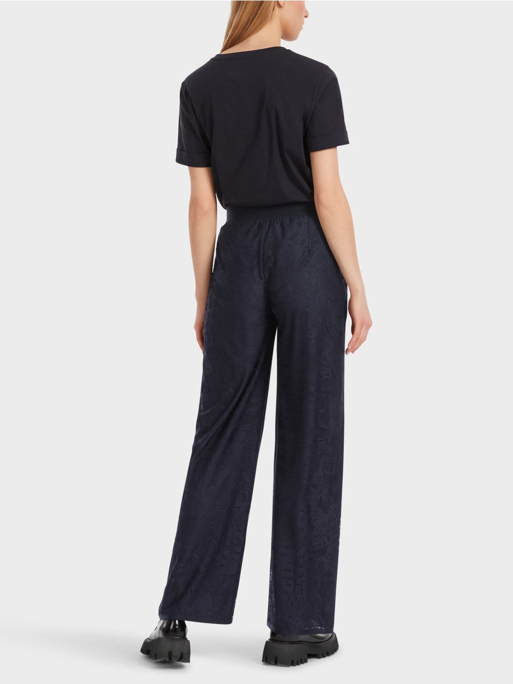 Marc Cain Welby Pant in Tulle Lace