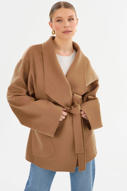 La Marque Mekia Double Face Wool Coat