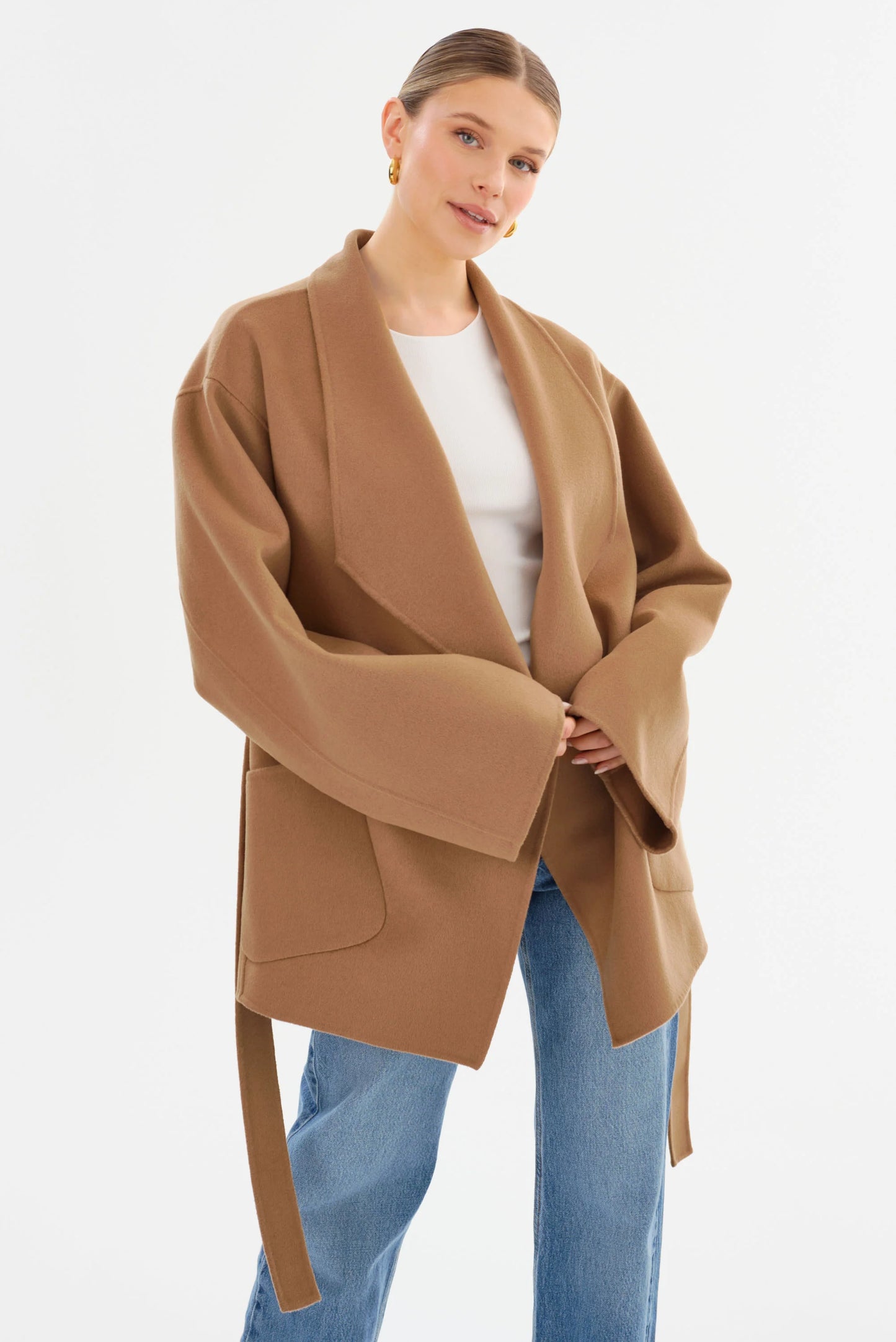 La Marque Mekia Double Face Wool Coat