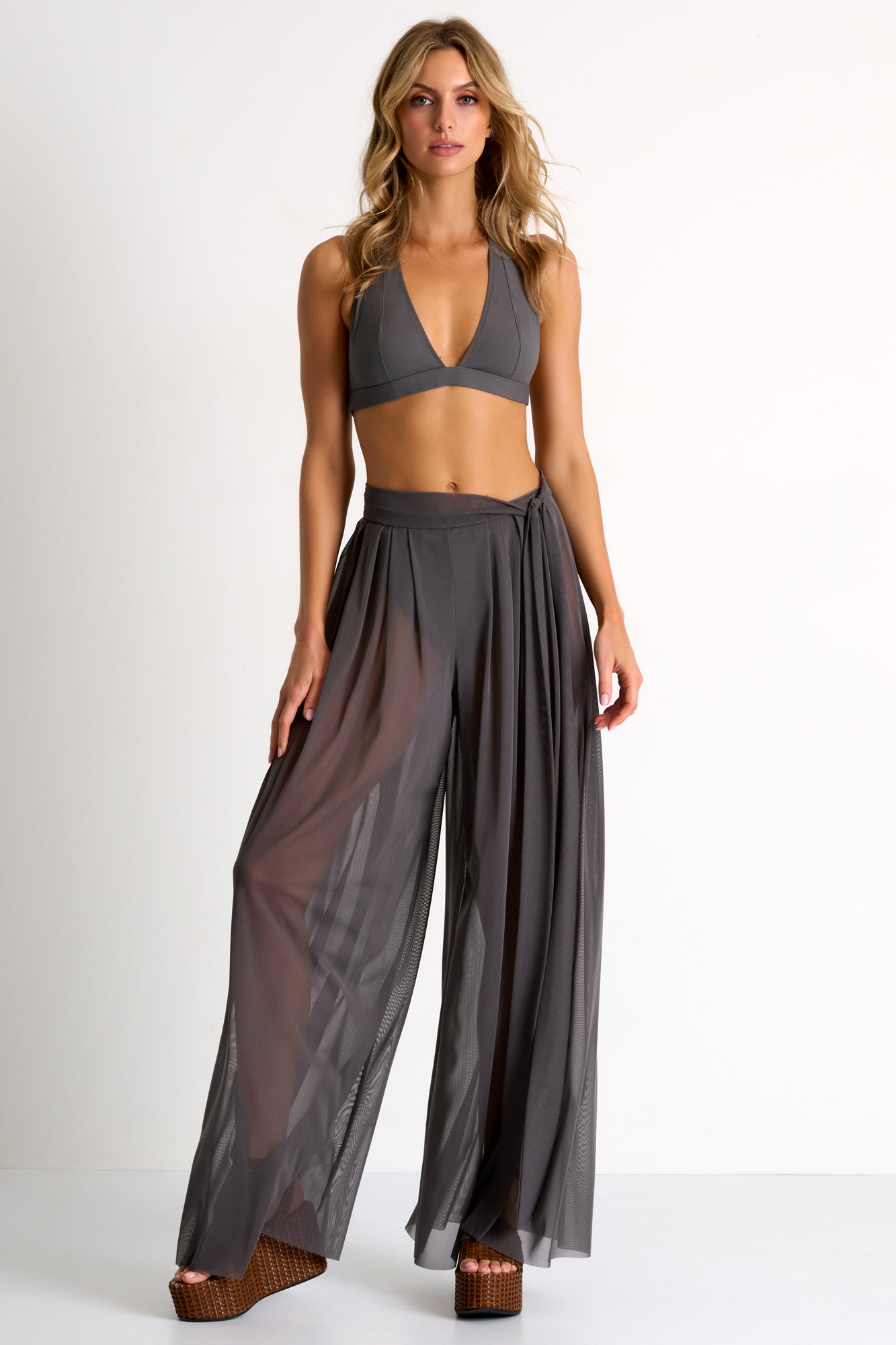 Shan Mesh Pant with Tie