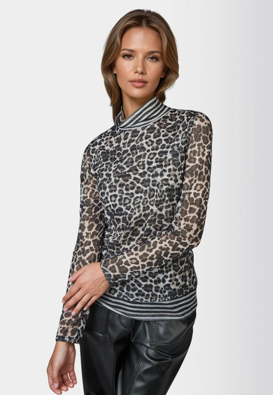Marc Aurel Mesh Turtleneck