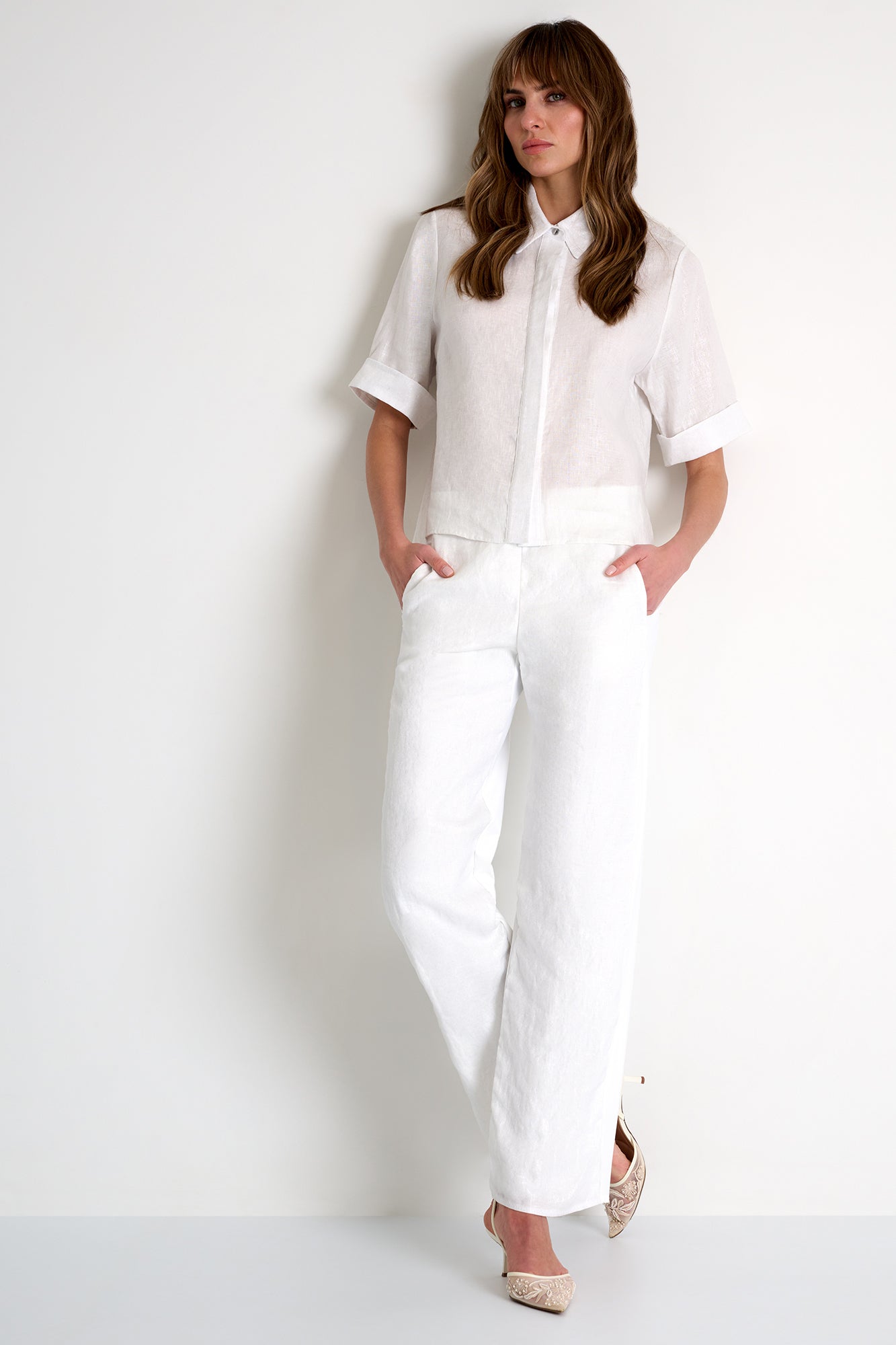 Shan Linen Lycra Pant