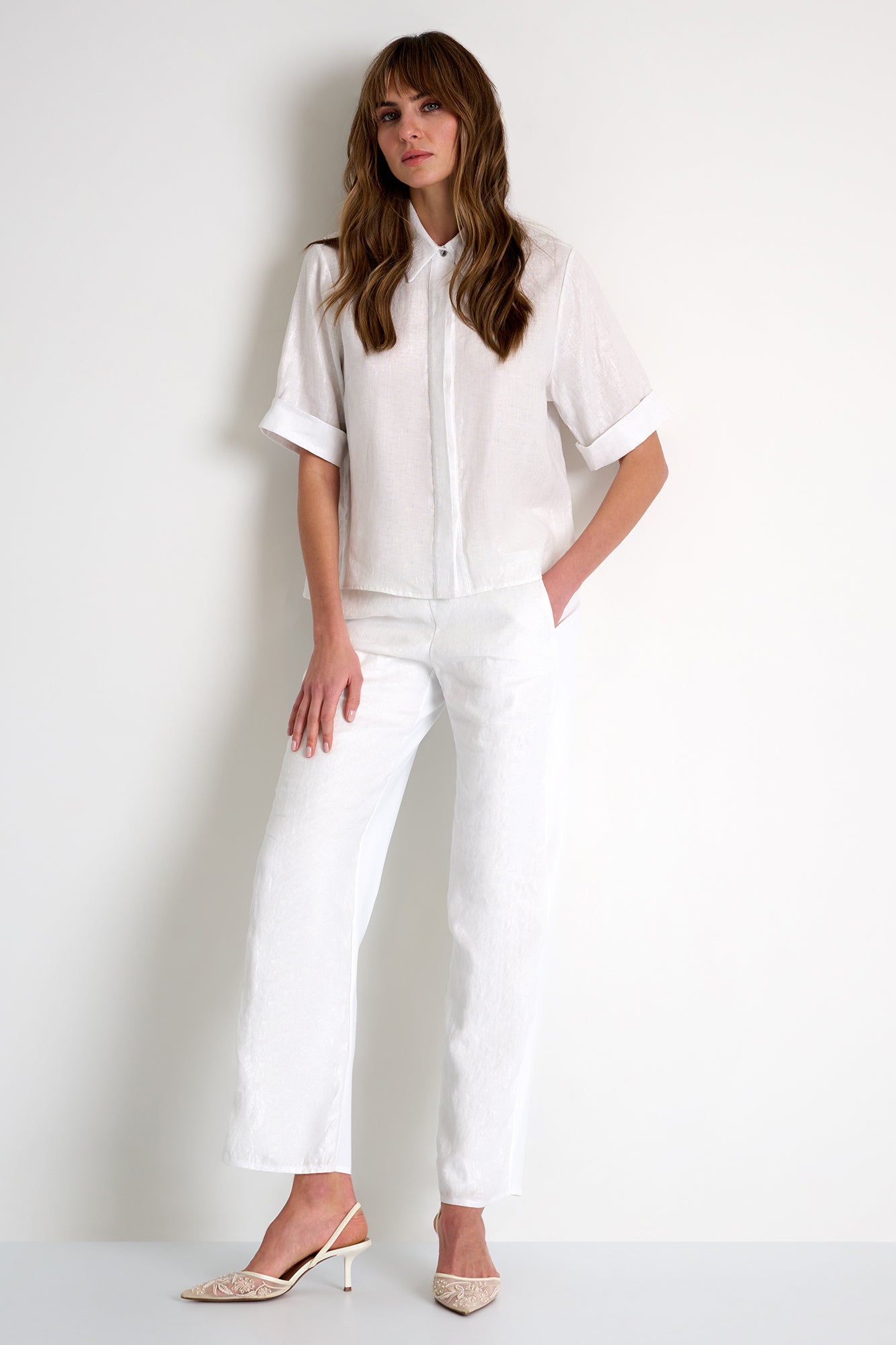 Shan Linen Lycra Pant