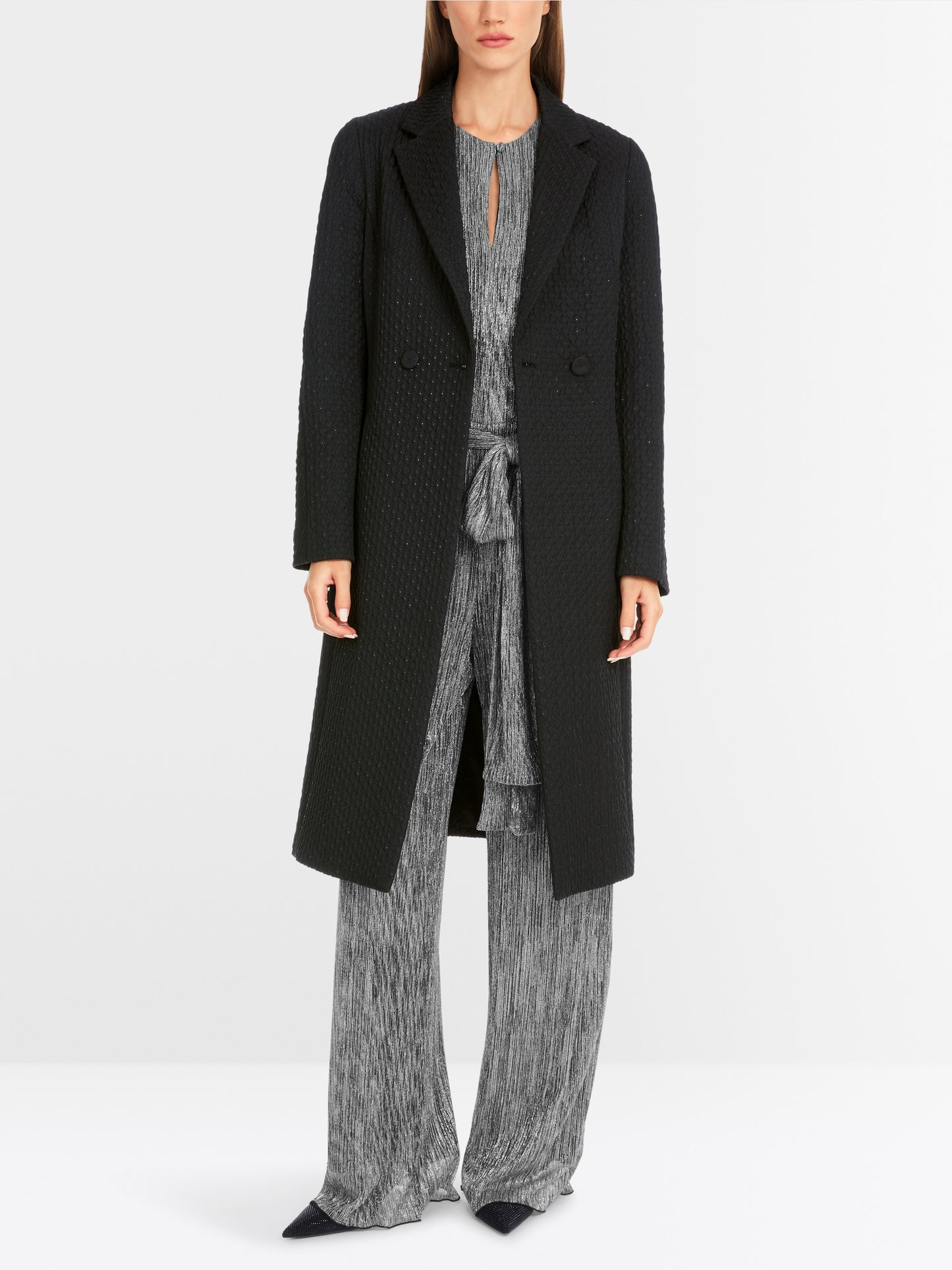 Marc Cain Coat with Metalic Details