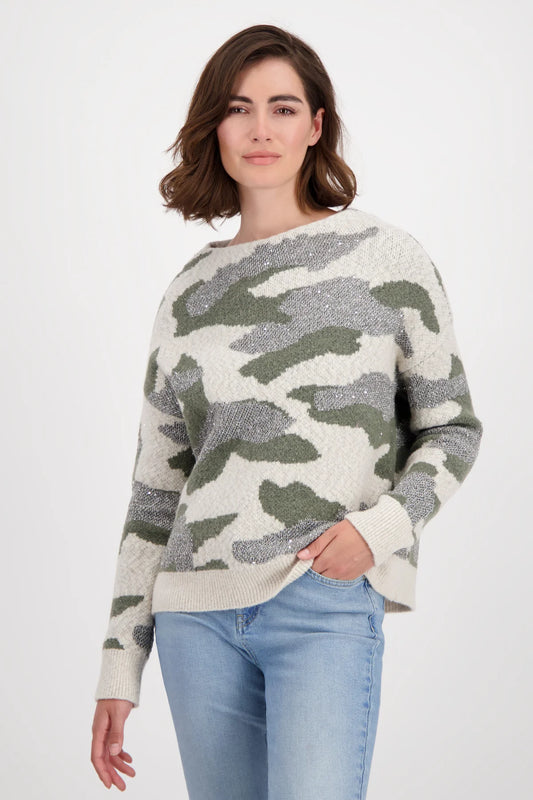 Monari Printed Sweater