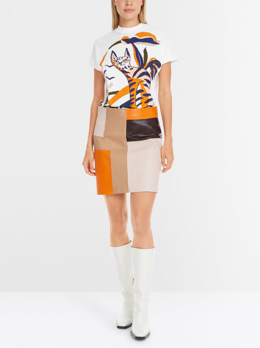 Marc Cain Nappa Leather Skirt