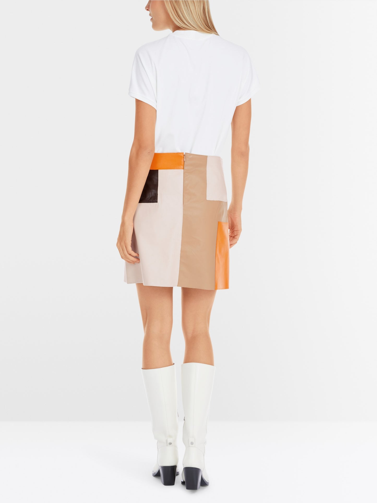 Marc Cain Nappa Leather Skirt