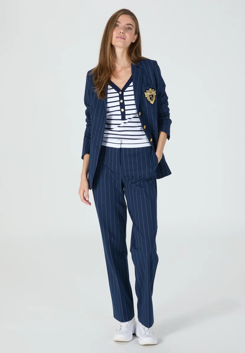 Marc Aurel Pinstripe Blazer